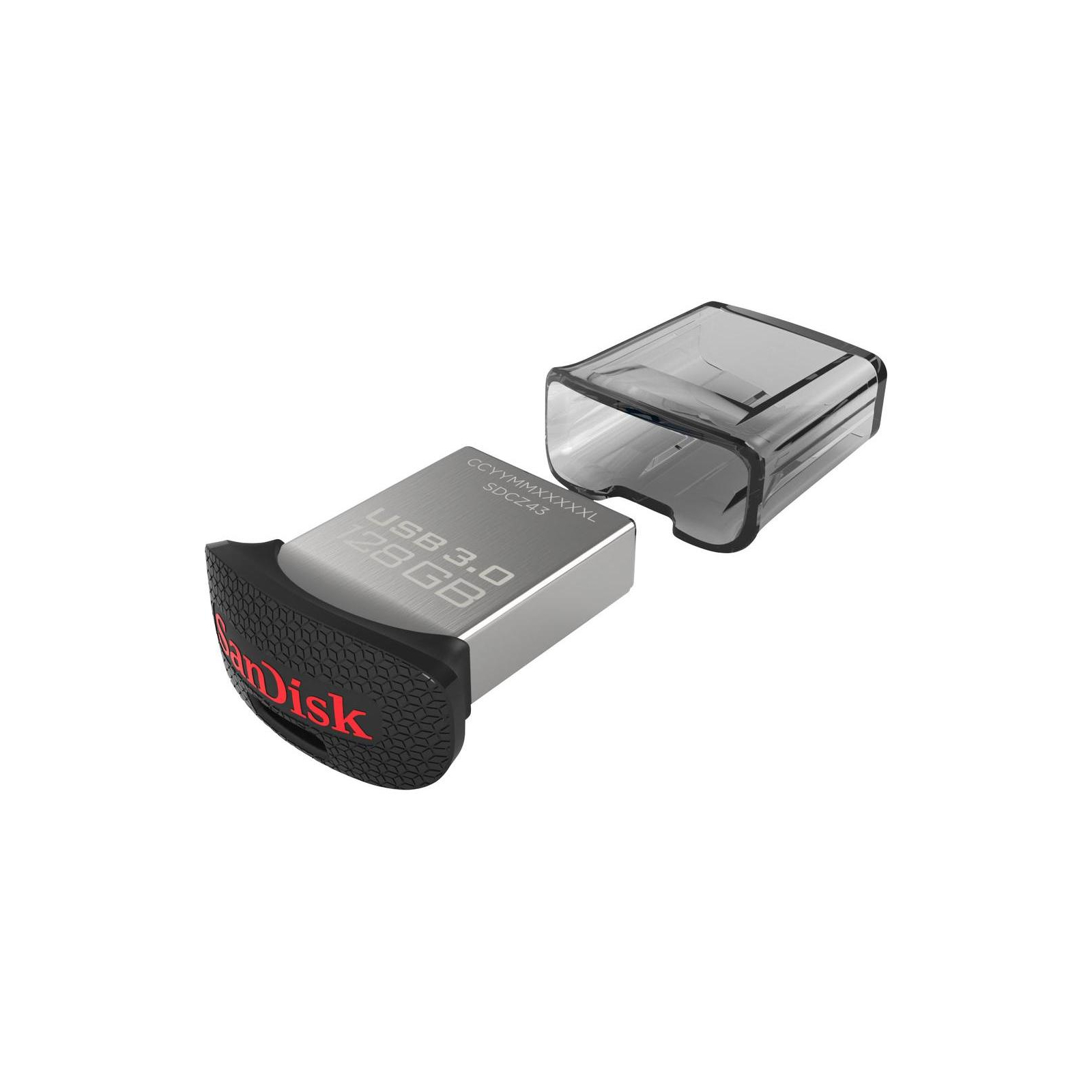 USB флеш накопитель SanDisk 128Gb Cruzer Fit Ultra USB 3.0 (SDCZ43-128G-G46) изображение 4