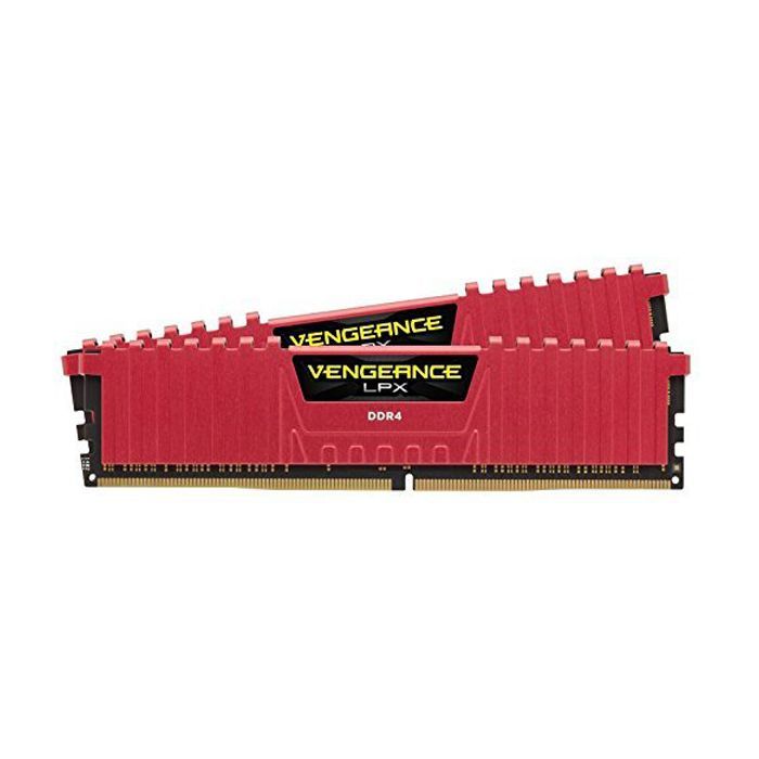 Модуль пам'яті для комп'ютера DDR4 16GB (2x8GB) 3200 MHz Vengeance LPX Red Corsair (CMK16GX4M2B3200C16R) зображення 2