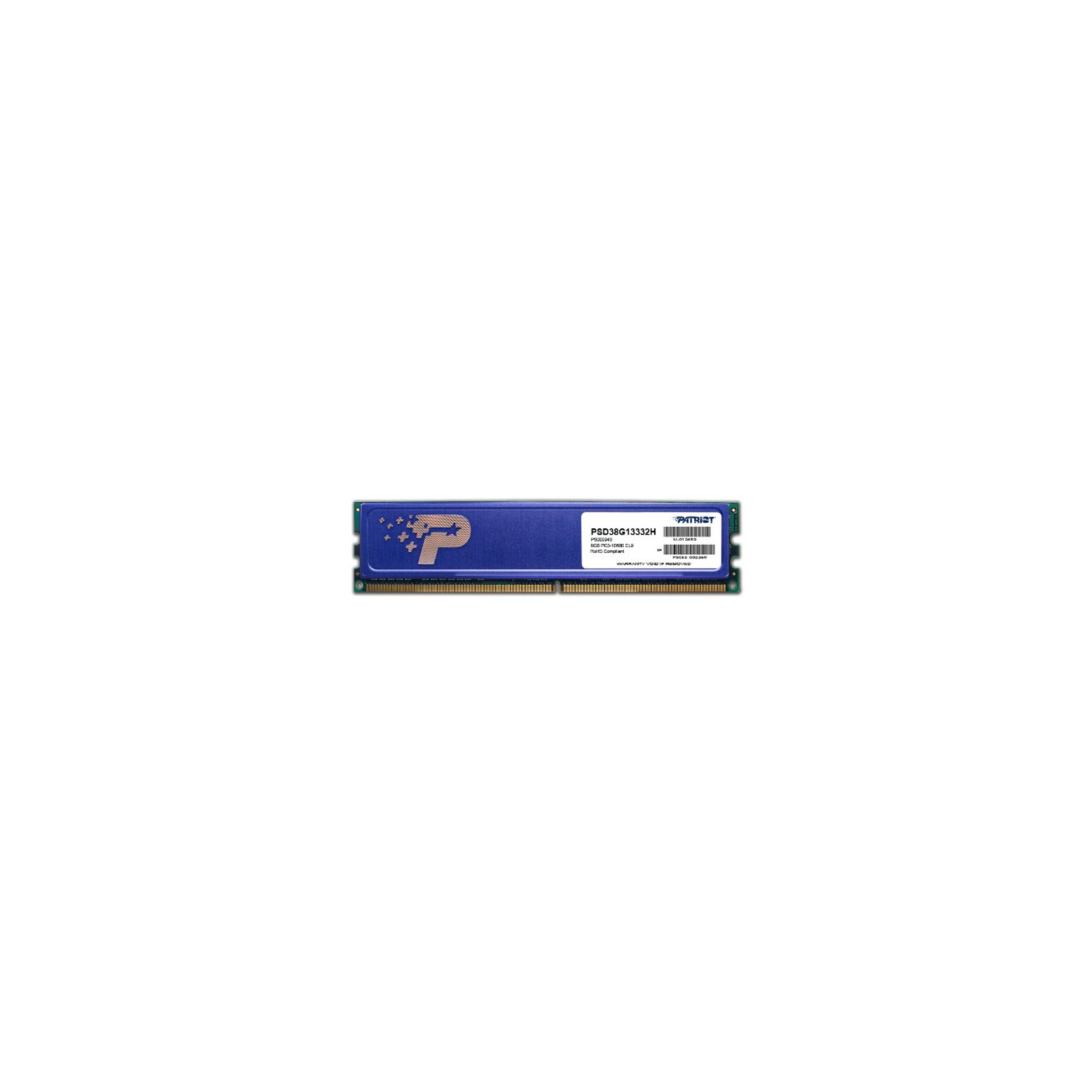 Модуль пам'яті для комп'ютера DDR3 8GB 1333 MHz Signature Line Series Patriot (PSD38G13332H)