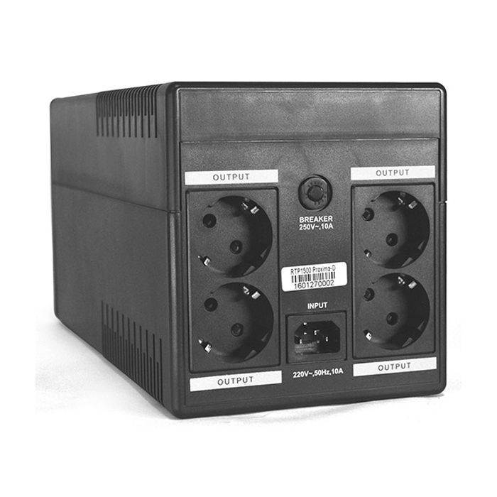 Пристрій безперебійного живлення Ritar RTP1500 (900W) Proxima-D (RTP1500D) зображення 2