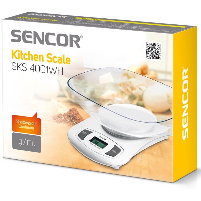 Весы кухонные Sencor SKS4001WH изображение 2