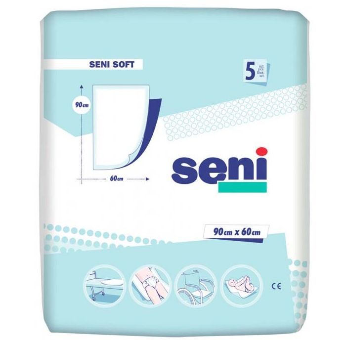 Пеленки для младенцев Seni Soft 90x60 см 5 шт (5900516690328)