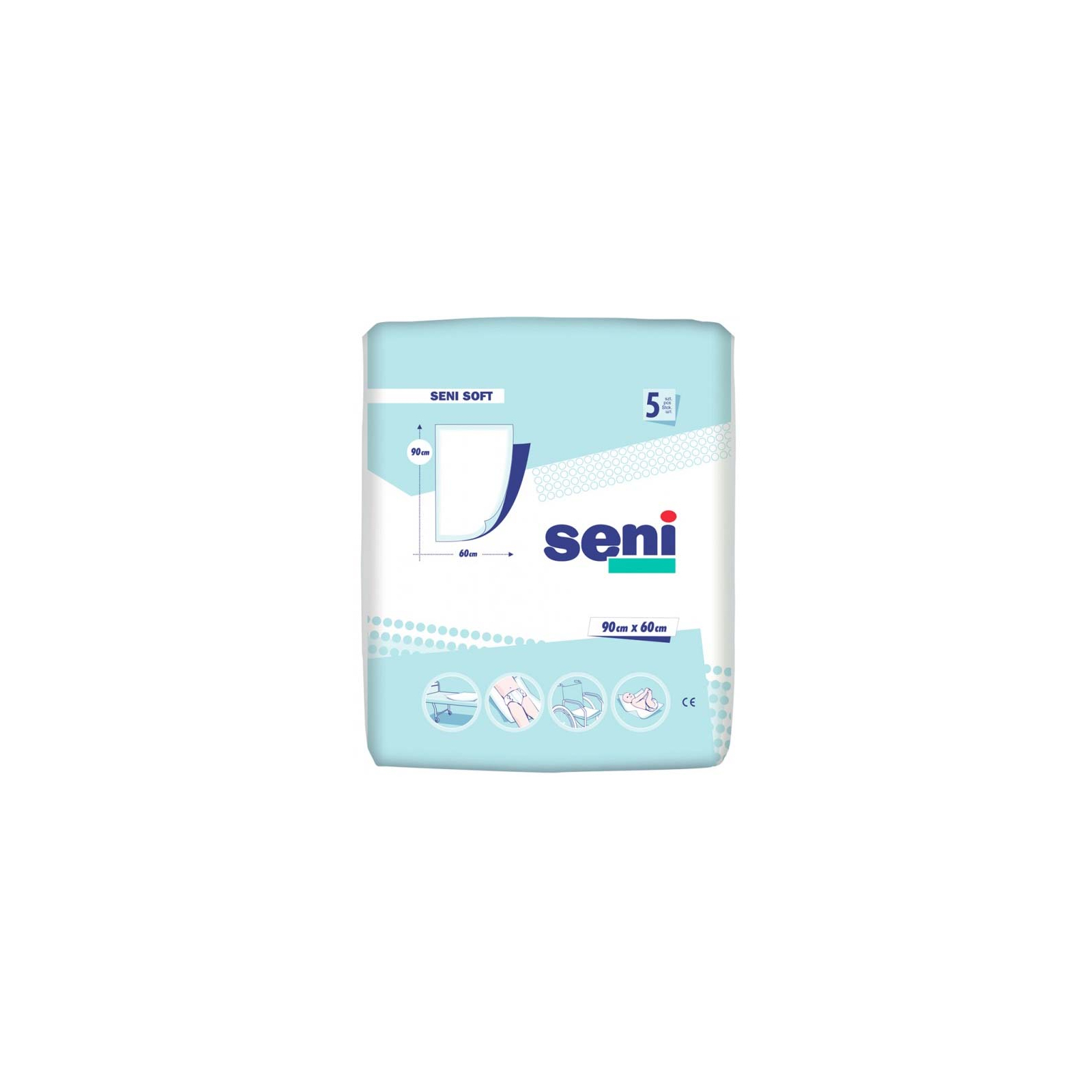 Пеленки для младенцев Seni Soft 90x60 см 5 шт (5900516690328)