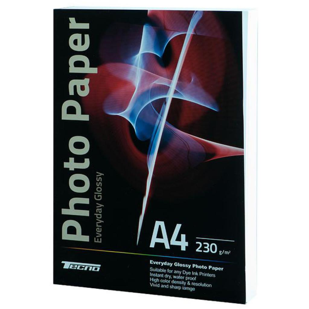 Фотопапір Tecno A4 230g 50 pack Glossy (230 A4 VP ED50)