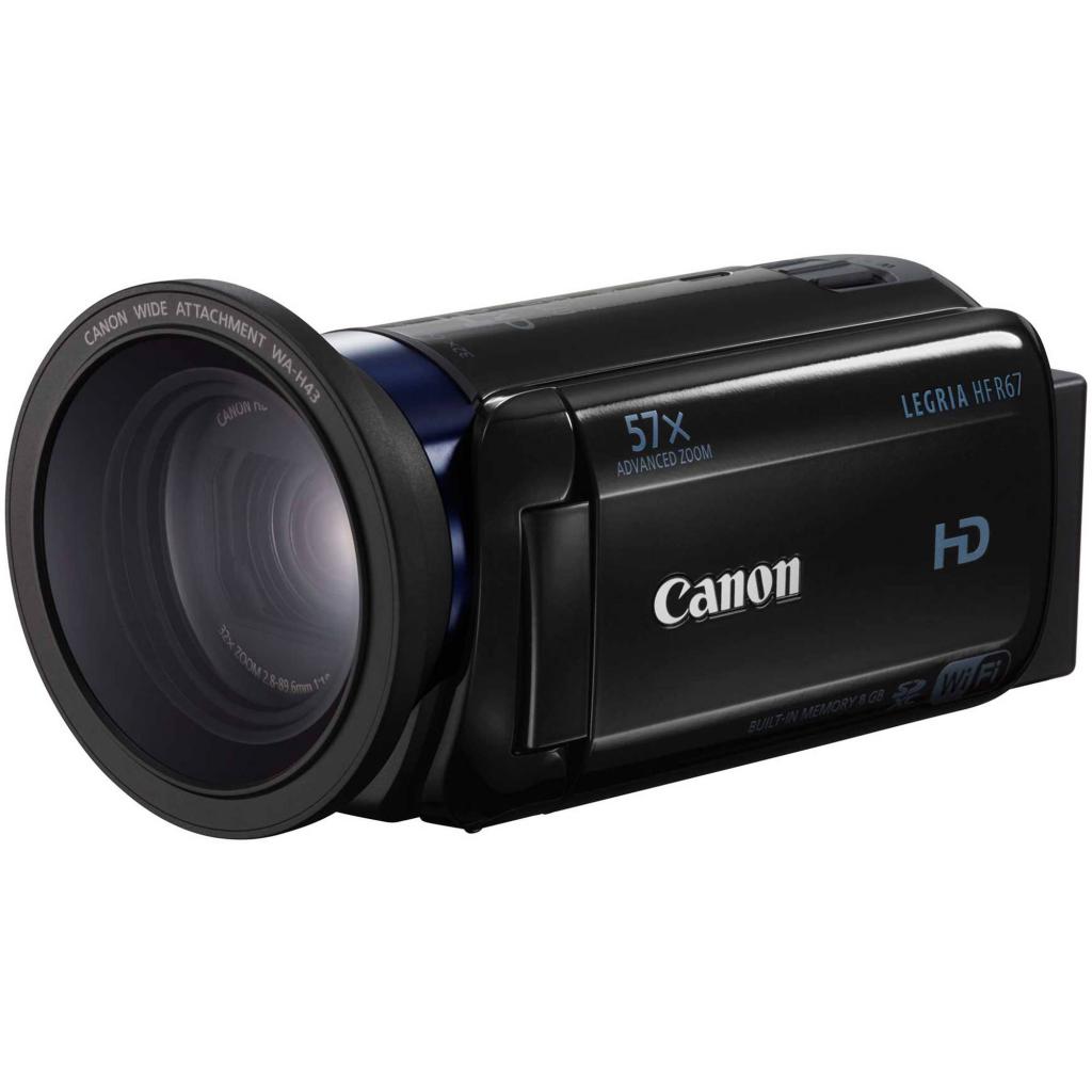 Цифрова відеокамера Canon HF R67 Black (0279C016) зображення 6