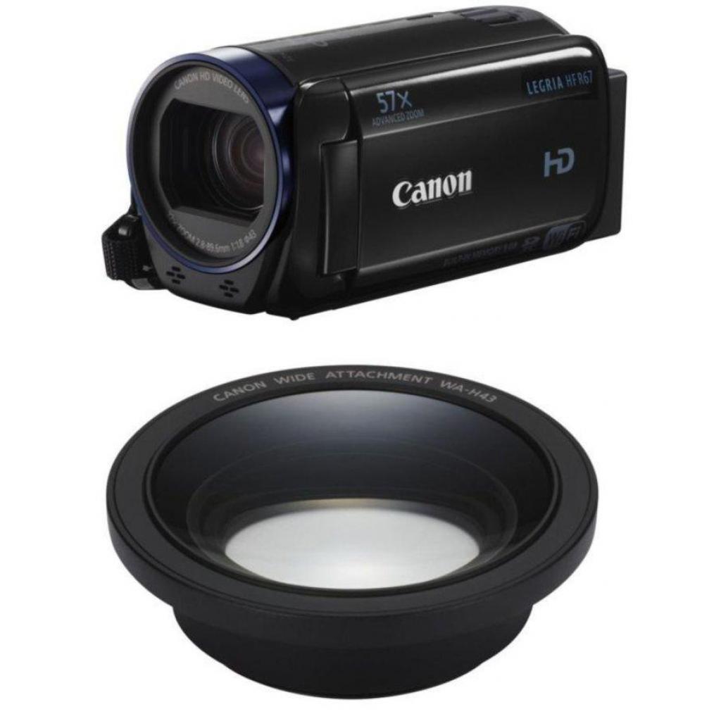 Цифрова відеокамера Canon HF R67 Black (0279C016) зображення 7