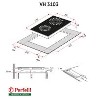 Варочная поверхность Perfelli VH 3103 BL изображение 5