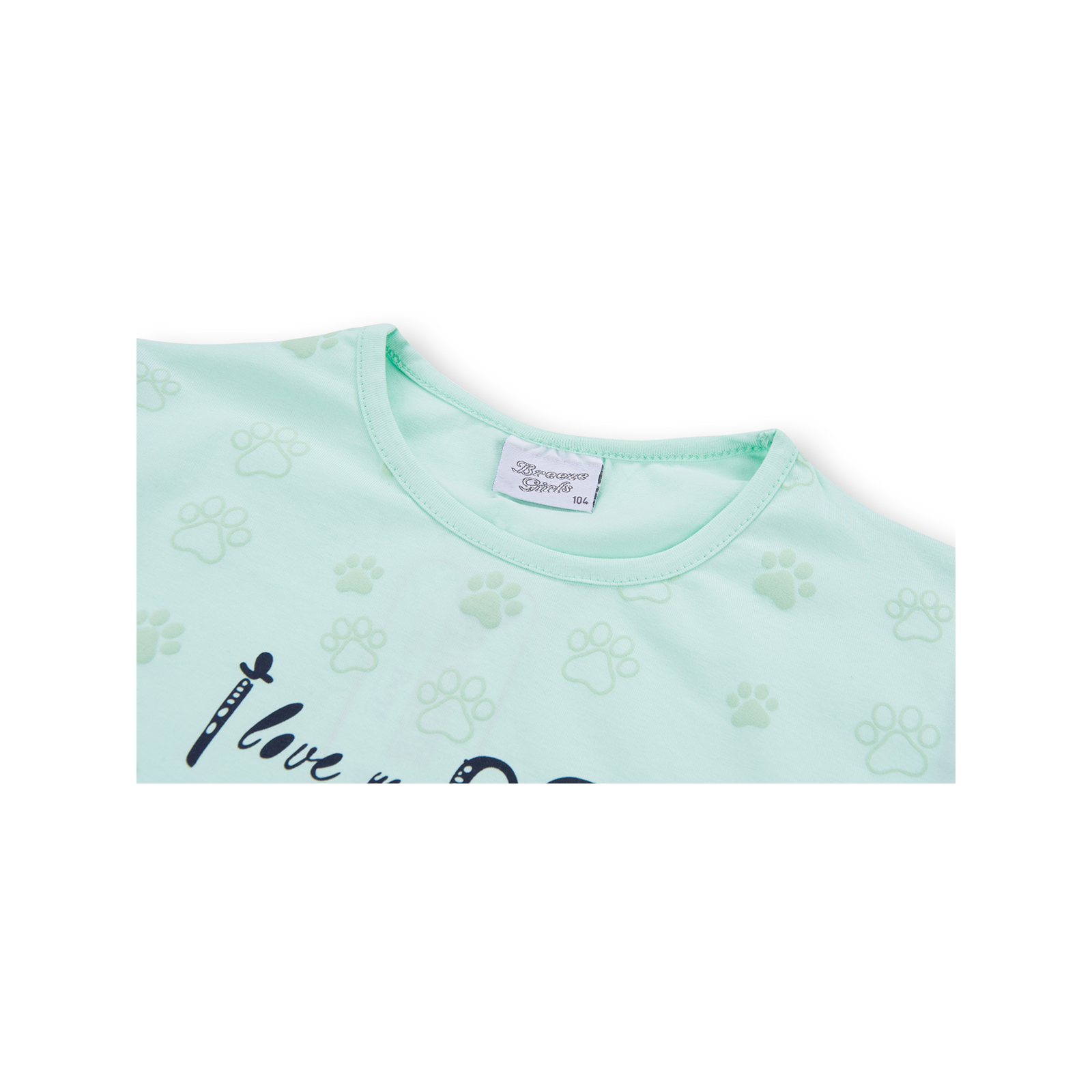 Набір дитячого одягу Breeze з лапками (8697-92G-mint) зображення 4