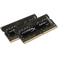 Модуль памяти для ноутбука SoDIMM DDR4 16GB (2x8GB) 2400 MHz HyperX Impact Kingston Fury (ex.HyperX) (HX424S14IB2K2/16) изображение 2