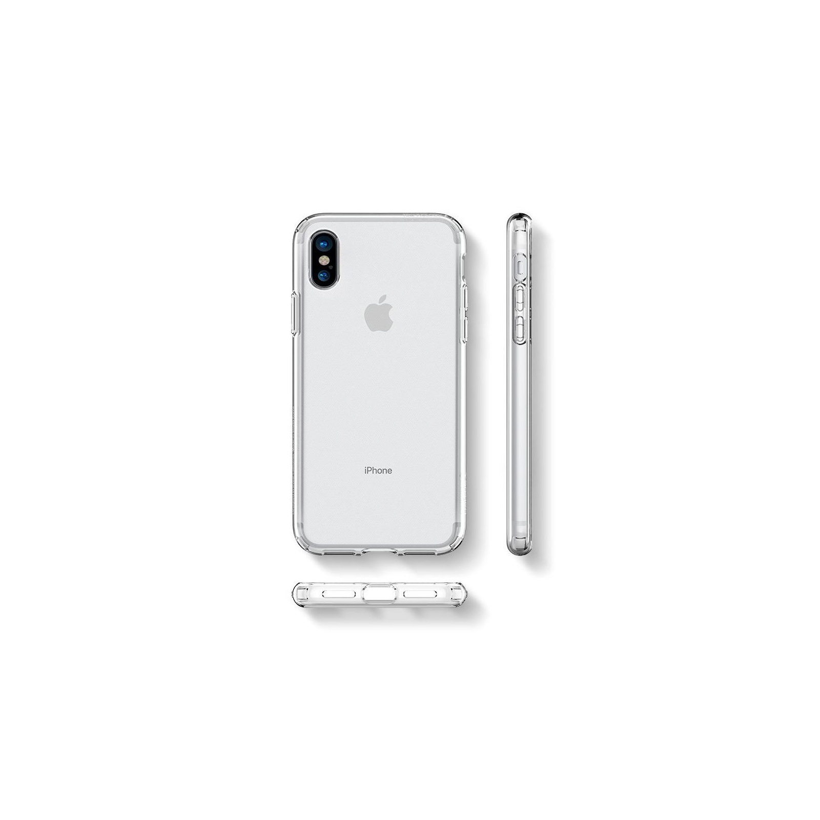 Чехол для мобильного телефона для Apple iPhone X/XS Clear tpu (Transperent) Laudtec (LC-AIX) изображение 6
