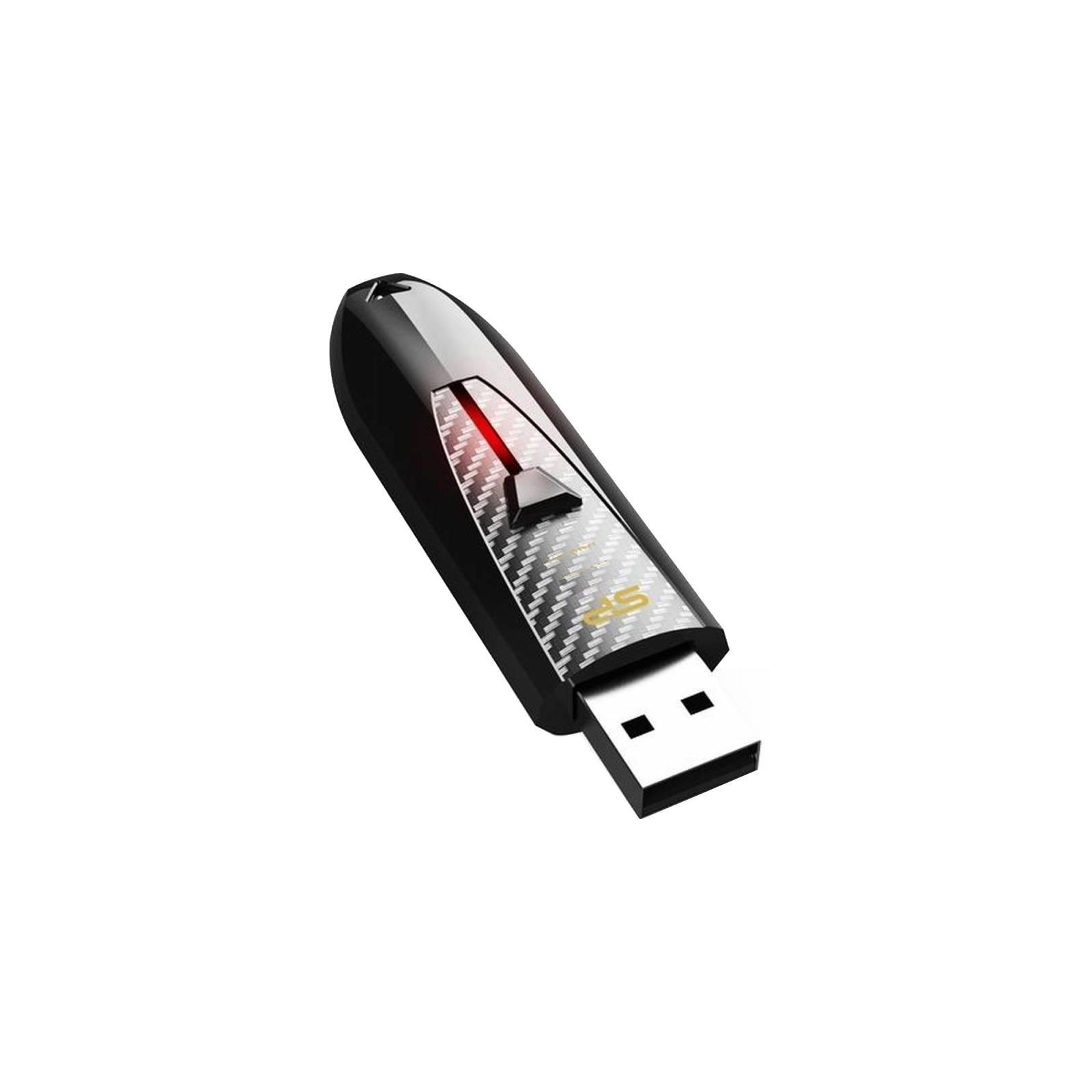 USB флеш накопитель Silicon Power 16GB Blaze B25 White USB 3.1 (SP016GBUF3B25V1W) изображение 4