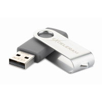 USB флеш накопитель eXceleram 16GB P1 Series Silver/Gray USB 2.0 (EXP1U2SIG16) изображение 2