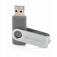 USB флеш накопитель eXceleram 16GB P1 Series Silver/Gray USB 2.0 (EXP1U2SIG16) изображение 3