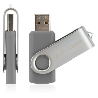 USB флеш накопитель eXceleram 16GB P1 Series Silver/Gray USB 2.0 (EXP1U2SIG16) изображение 4