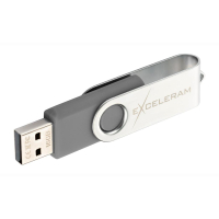 USB флеш накопитель eXceleram 16GB P1 Series Silver/Gray USB 2.0 (EXP1U2SIG16) изображение 5