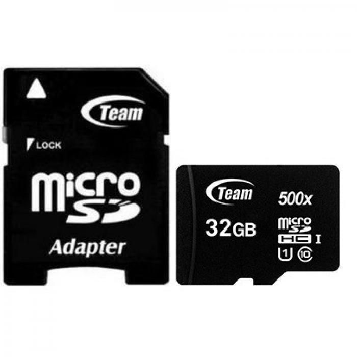 Карта пам'яті Team 32Gb microSDHC class 10 (TUSDH32GCL10U03) зображення 2