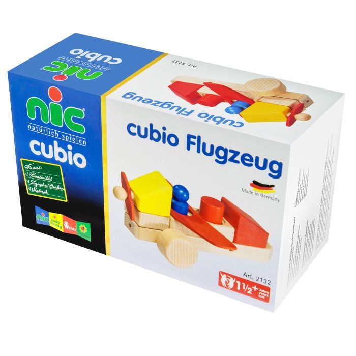 Конструктор Nic cubio деревянный Самолет (NIC2132) изображение 2