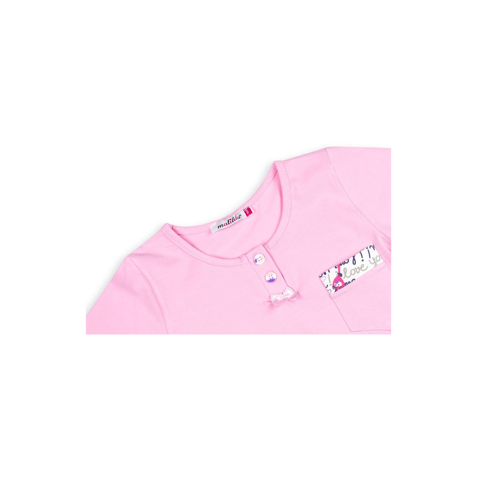 Пижама Matilda с котиками (4158-164G-pink) изображение 9