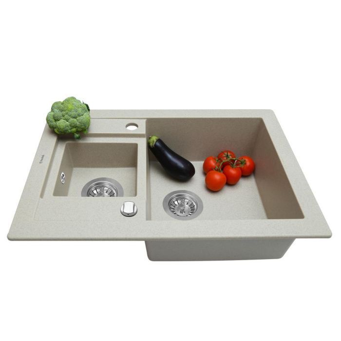 Мийка кухонна Perfelli GRANZE PGG 506-67 SAND зображення 3