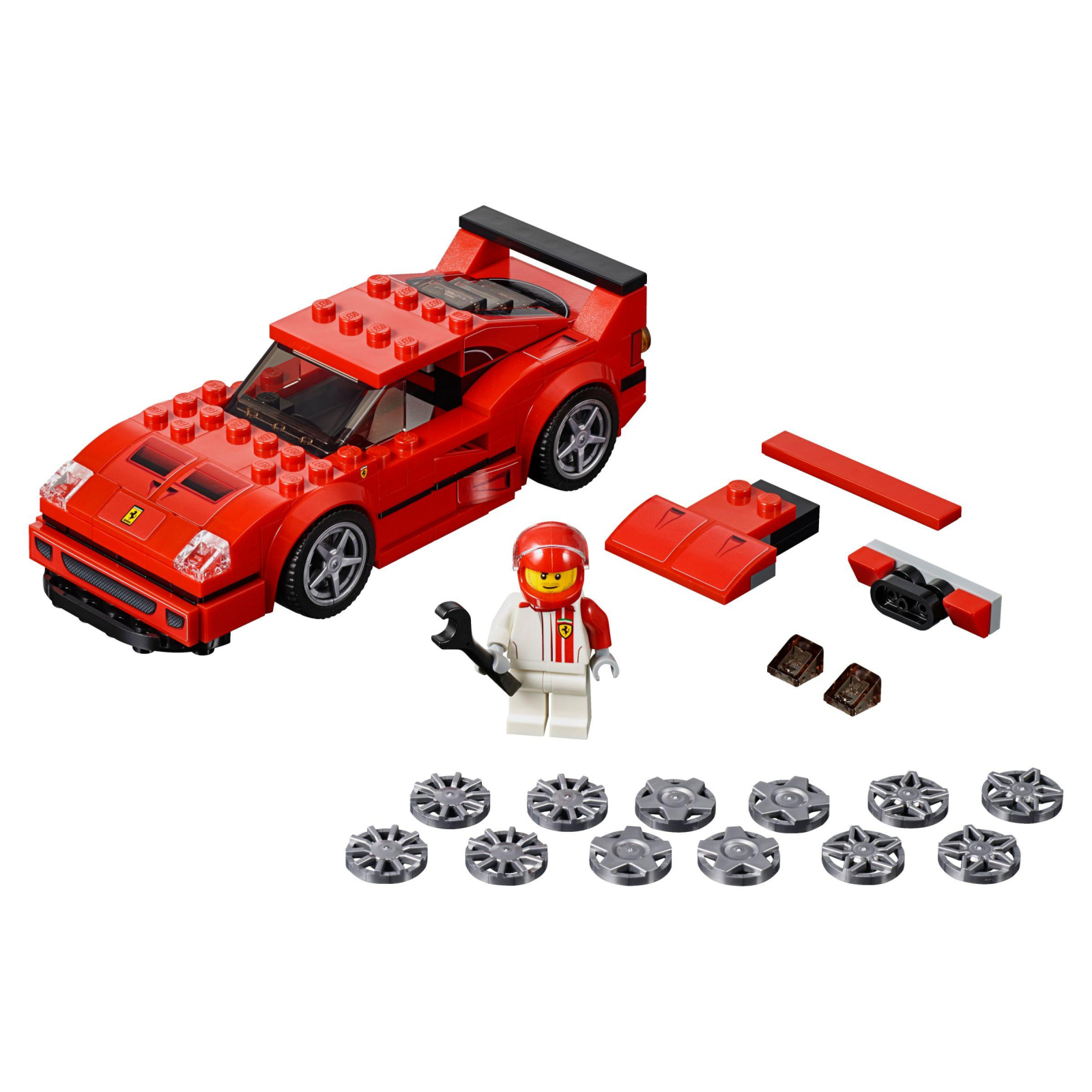 Конструктор LEGO Speed Champions Автомобиль Ferrari F40 Competizione 198 дет. (75890) изображение 2