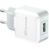 Зарядний пристрій Grand-X USB 5V 2,1A White + cable USB -> Lightning, Cu (CH03LTW) зображення 2
