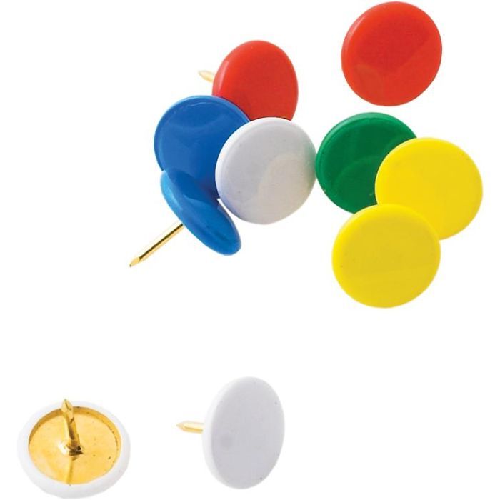 Кнопки Buromax colorful, 100шт (BM.5176) зображення 2
