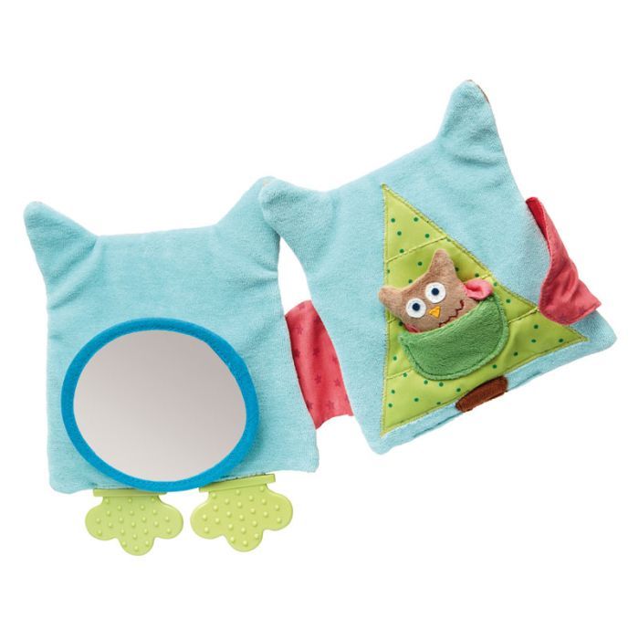 Развивающая игрушка Sigikid Мягкая шуршащая книжечка сова 19 см (41511SK) изображение 3