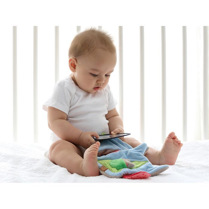 Развивающая игрушка Sigikid Мягкая шуршащая книжечка сова 19 см (41511SK) изображение 7