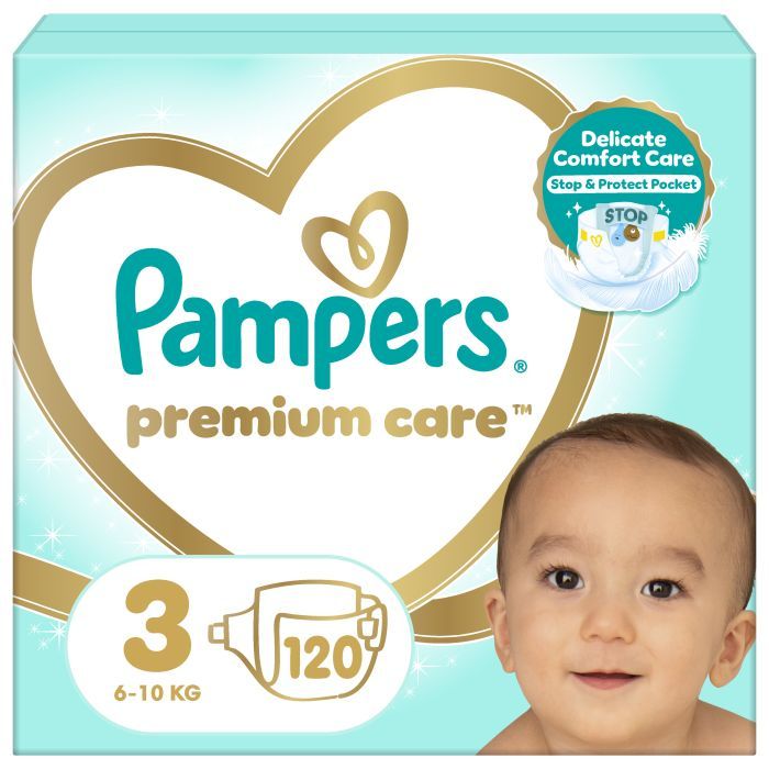 Подгузники Pampers Premium Care Midi Размер 3 (6-10 кг), 60 шт (4015400274780)