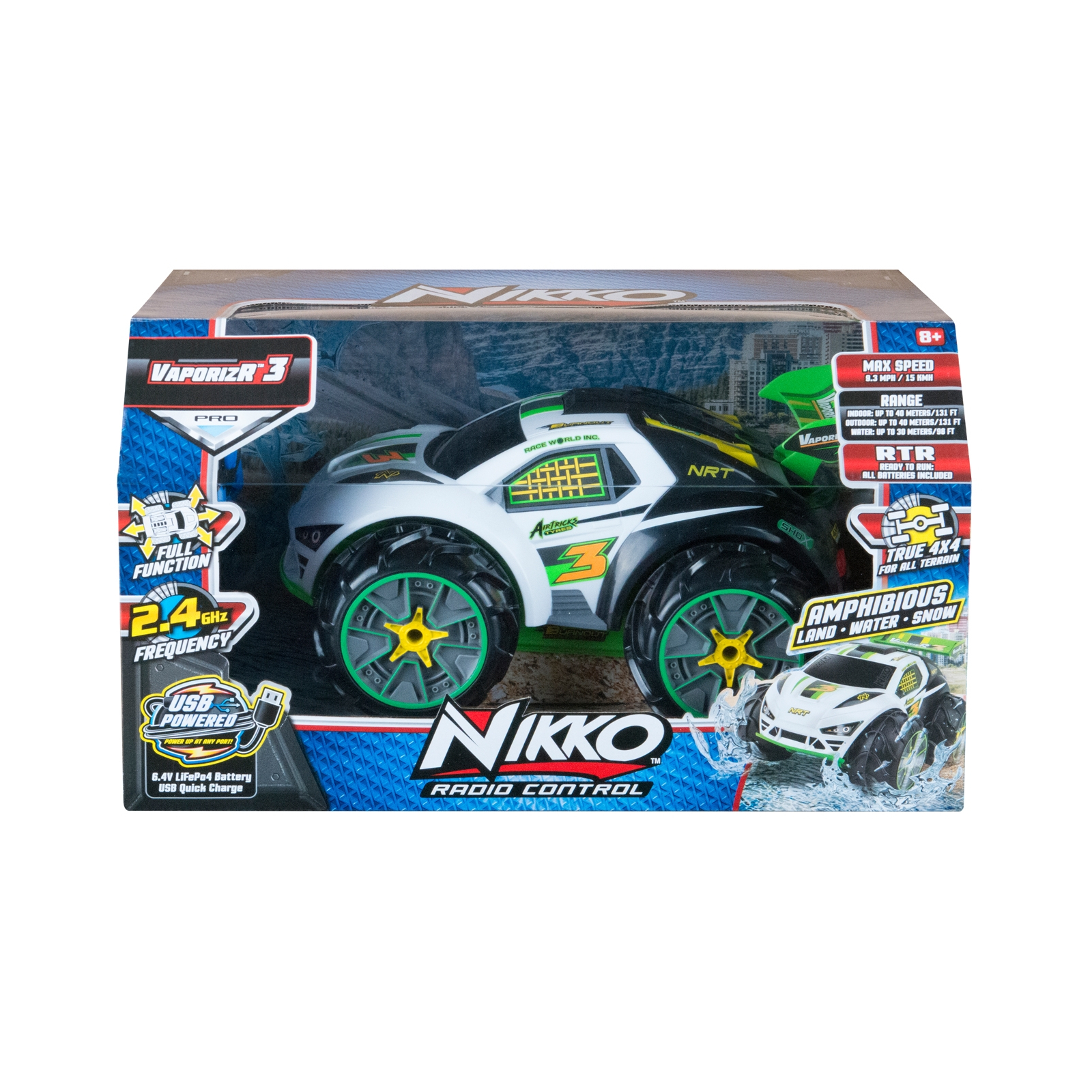 Радіокерована іграшка Nikko VaporizR 3 зелена (10022) зображення 4