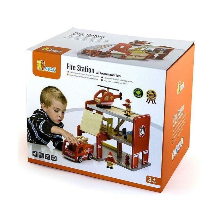 Ігровий набір Viga Toys Пожежна станція (50828) зображення 2