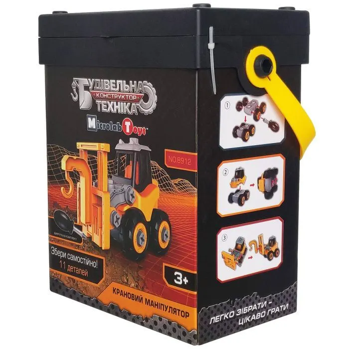 Конструктор Microlab Toys Строительная техника - крановый манипулятор (MT8912) изображение 3
