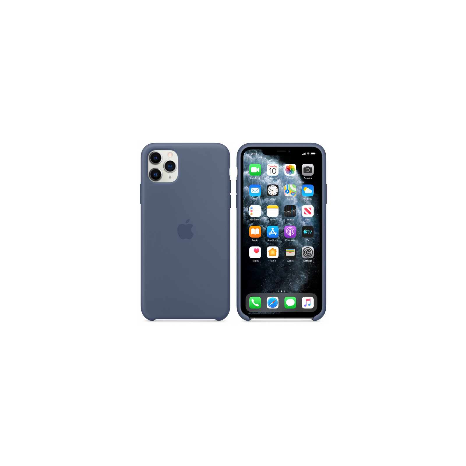 Чохол до мобільного телефона Apple iPhone 11 Pro Max Silicone Case - Alaskan Blue (MX032ZM/A) зображення 6