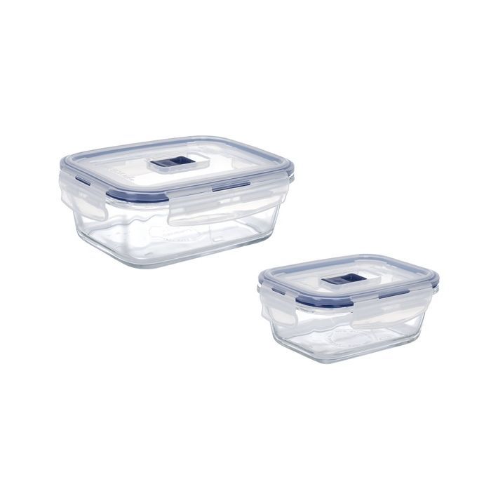 Пищевой контейнер Luminarc Pure Box Active набір 2 шт 380мл 820мл (P7644)