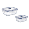 Пищевой контейнер Luminarc Pure Box Active набір 2 шт 380мл 820мл (P7644)