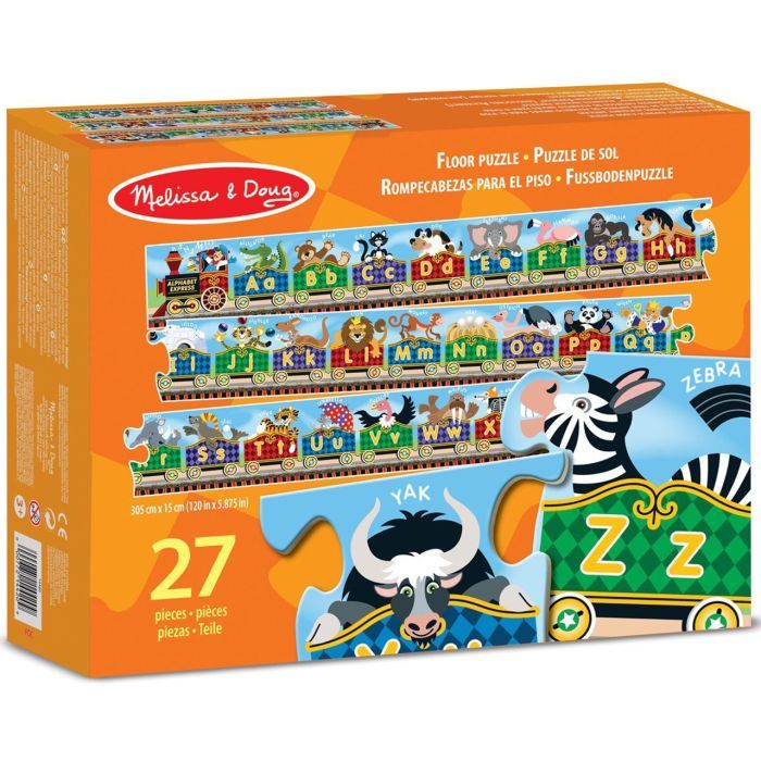 Развивающая игрушка Melissa&Doug Паровозик Алфавит 27 эл. (MD4420)