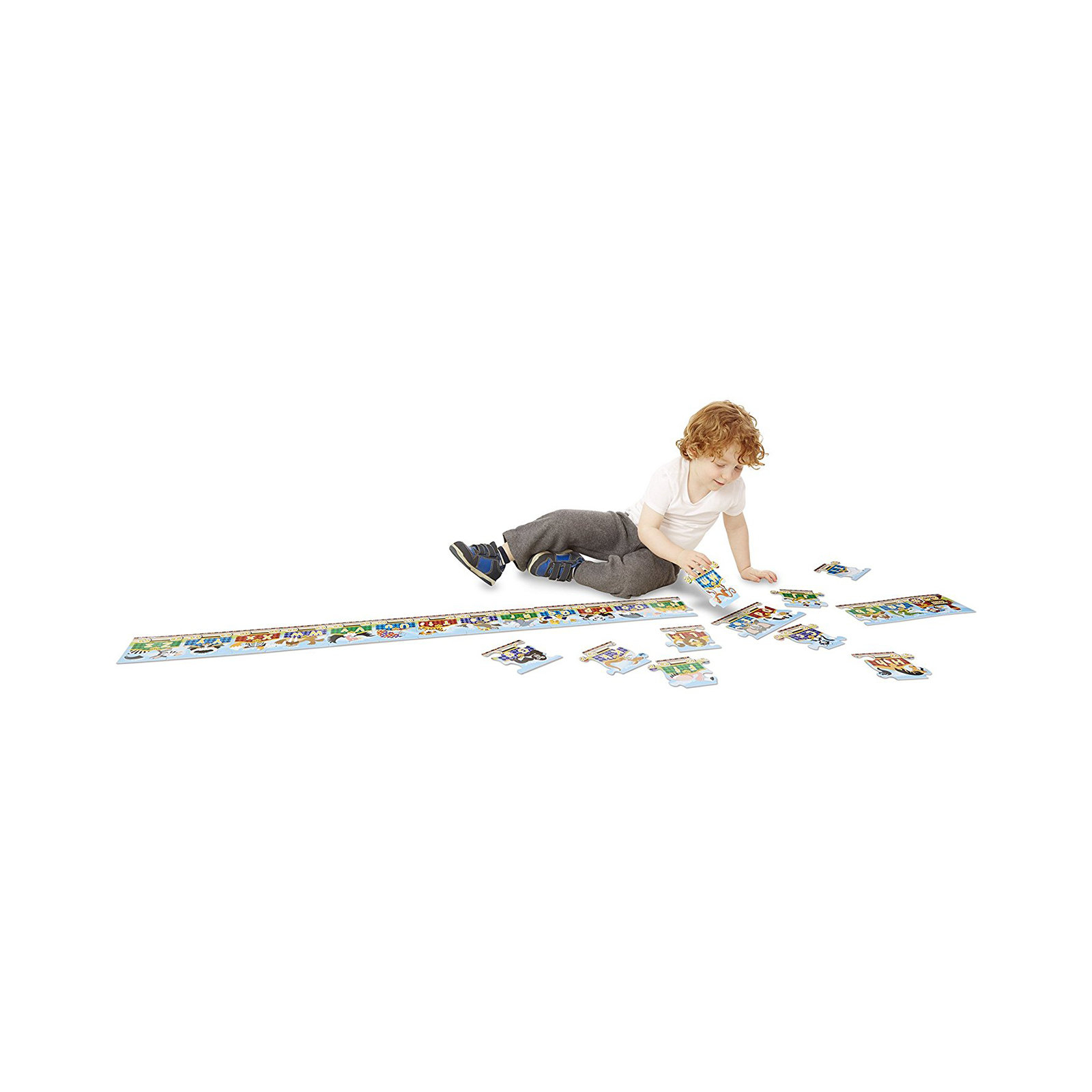 Развивающая игрушка Melissa&Doug Паровозик Алфавит 27 эл. (MD4420) изображение 3