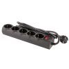 Сетевой фильтр питания LogicPower LP-X5 PREMIUM, 3m black (9584) изображение 4