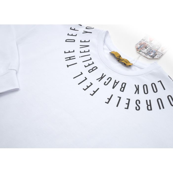 Кофта дитяча A-Yugi з куліскою (4110-158G-white) зображення 3