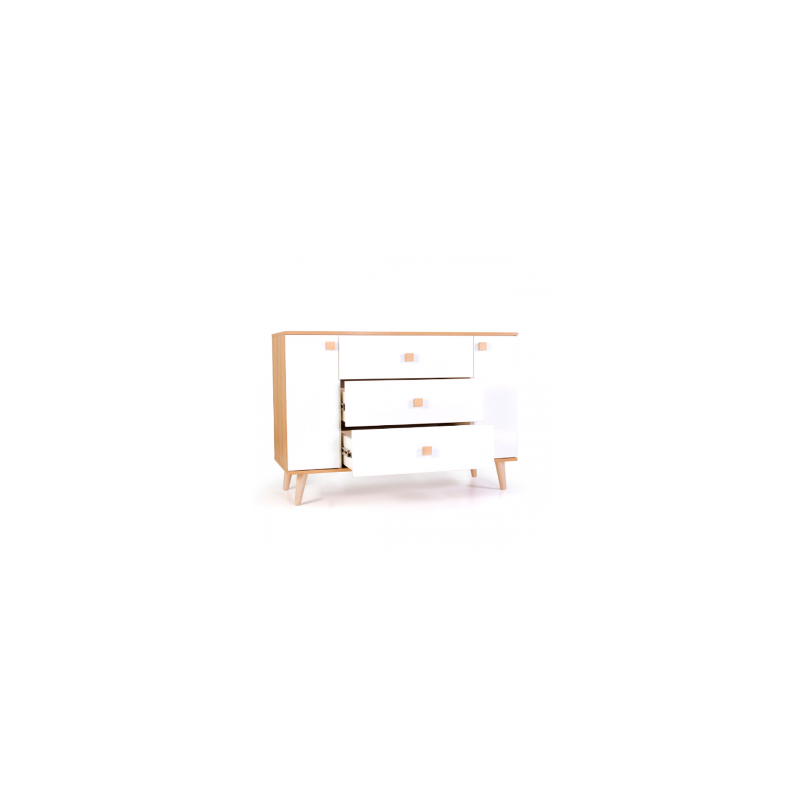 Комод-пеленатор Верес New York (1200) бело-буковый (35.2.33.2.15) изображение 3