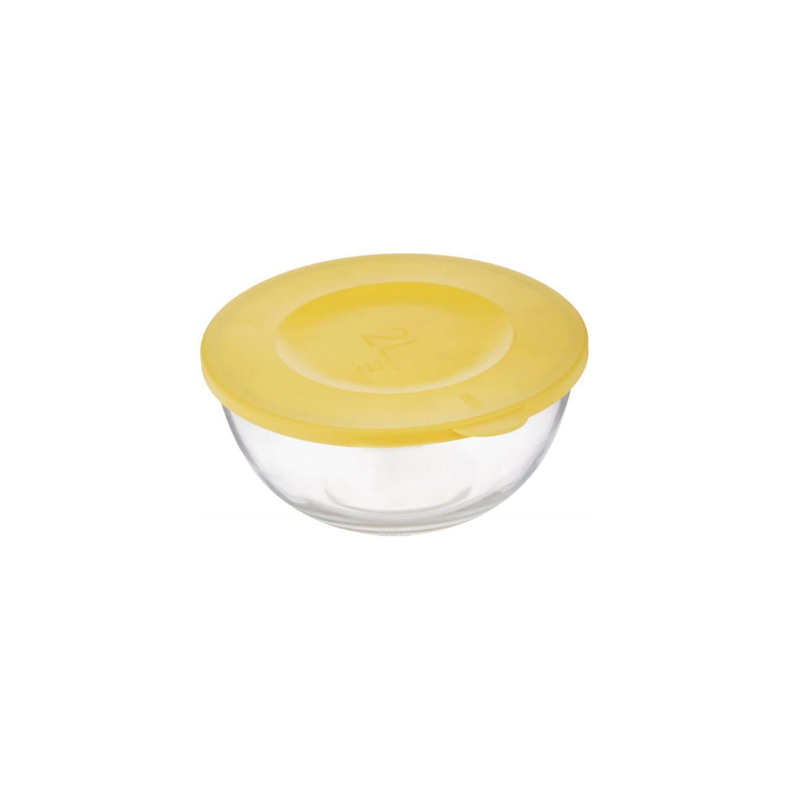 Пищевой контейнер Glasslock кругл. 2,0 л Yellow (MBCB-200F)