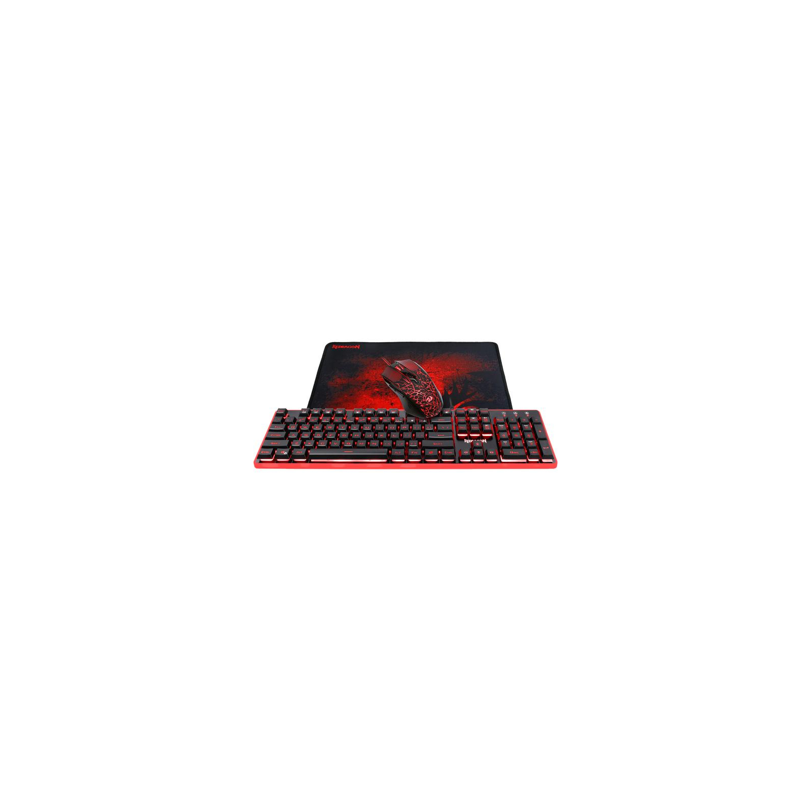Комплект Redragon S107 USB Black-Red (78225) изображение 2