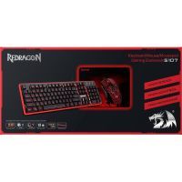 Комплект Redragon S107 USB Black-Red (78225) зображення 9