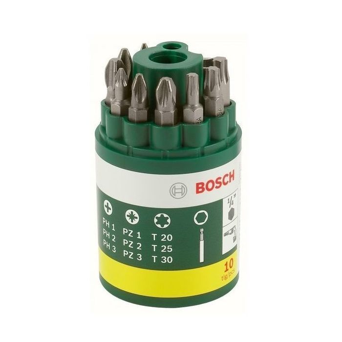 Набор бит Bosch 9 шт + универсальный держатель (2.607.019.452) изображение 2