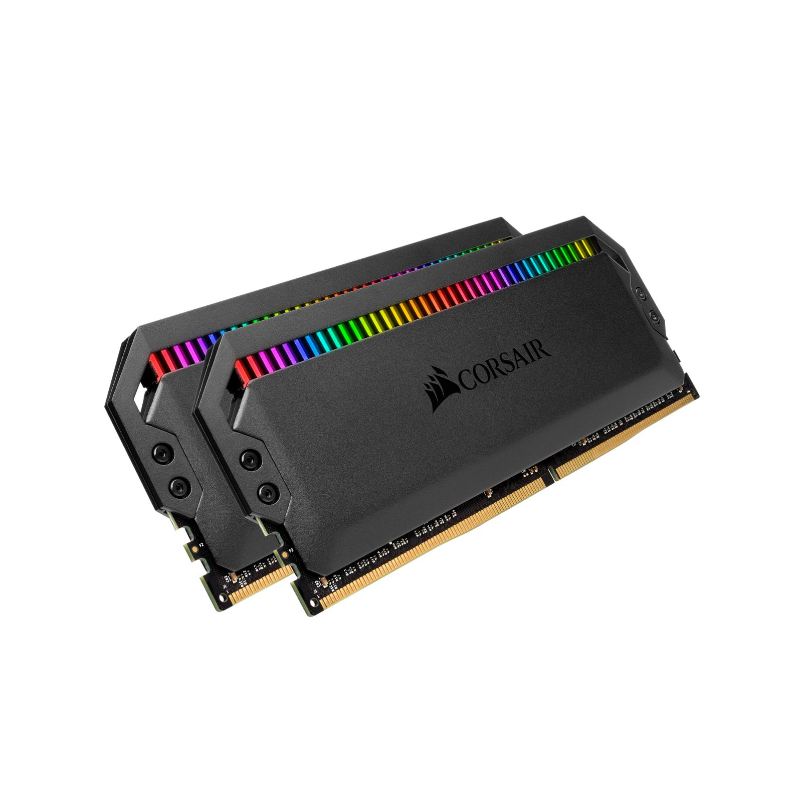 Модуль памяти для компьютера DDR4 16GB (2x8GB) 3466 MHz Dominator Platinum RGB Black Corsair (CMT16GX4M2C3466C16) изображение 4