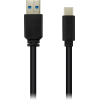 Дата кабель USB 3.0 AM to Type-C 1.0m 3A black Canyon (CNE-USBC4B)