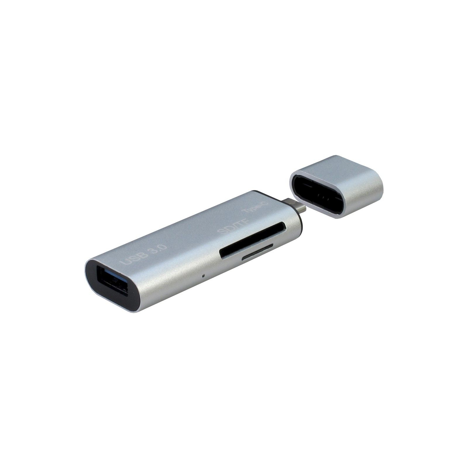 Зчитувач флеш-карт Argus USB2.0, USB Type C/ USB 3.0 Type A Male/ Micro USB 2.0 (OTG) (V15-3.0)