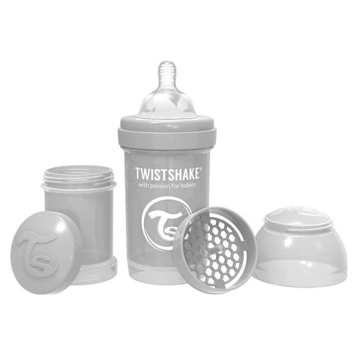 Бутылочка для кормления Twistshake антиколиковая 180 мл, серая (69861) изображение 2