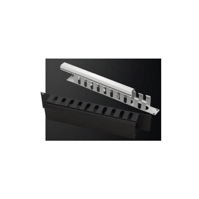 Кабельний організатор 19" 2U гребінка, RAL 9005 Mirsan (MR.OKK2U19.01)