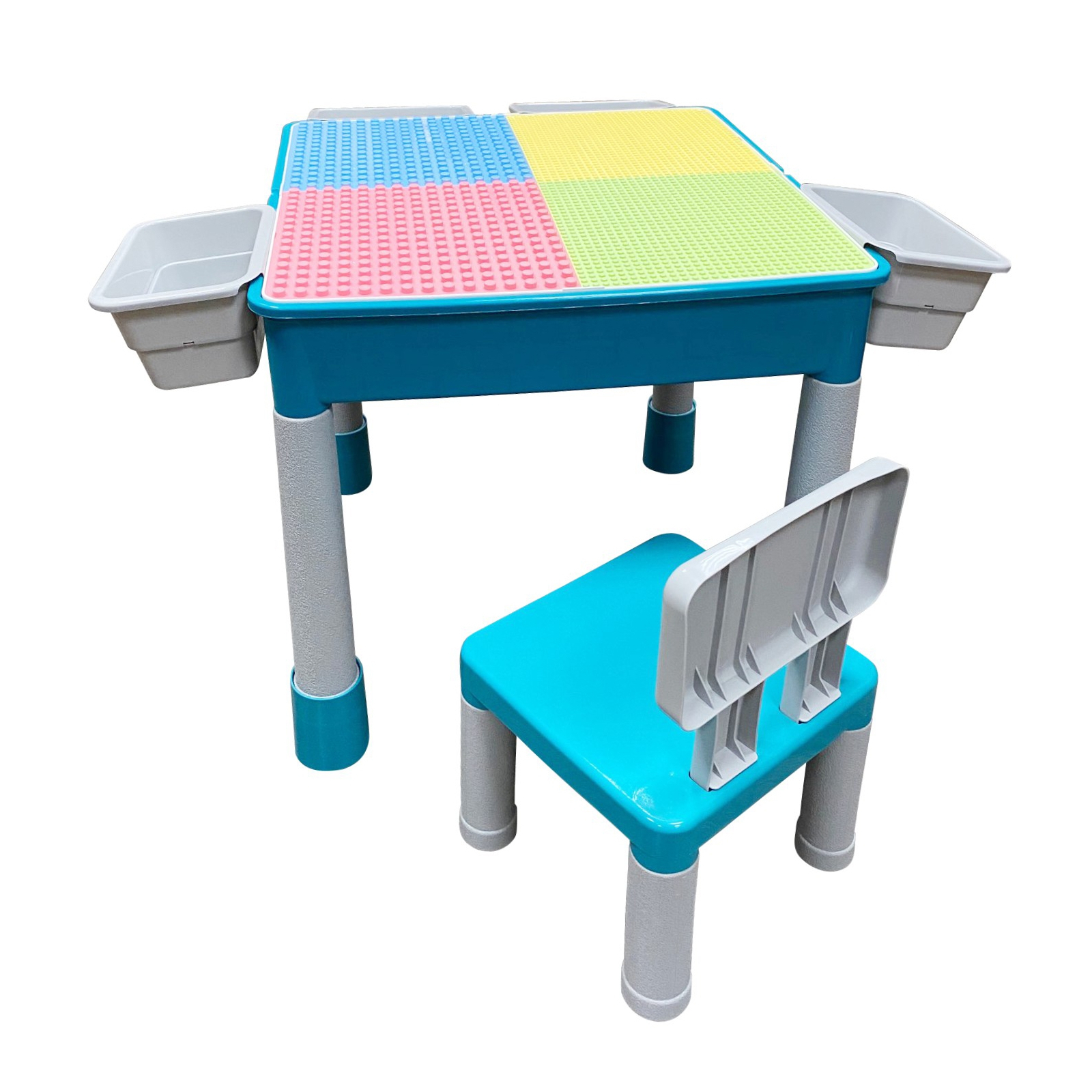 Детский стол Microlab Toys Конструктор Игровой Центр + 1 стул (GT-16) изображение 4